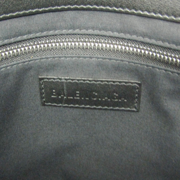 BALENCIAGA Black Leather Tote Bag - Picture 12 of 13